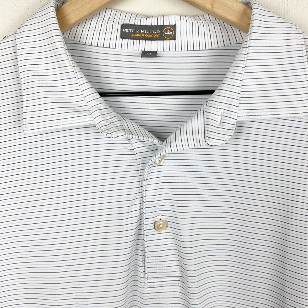 Peter Millar Shirt Mens XL Summer Comfort Performance Golf Polo - Picture 5 of 13